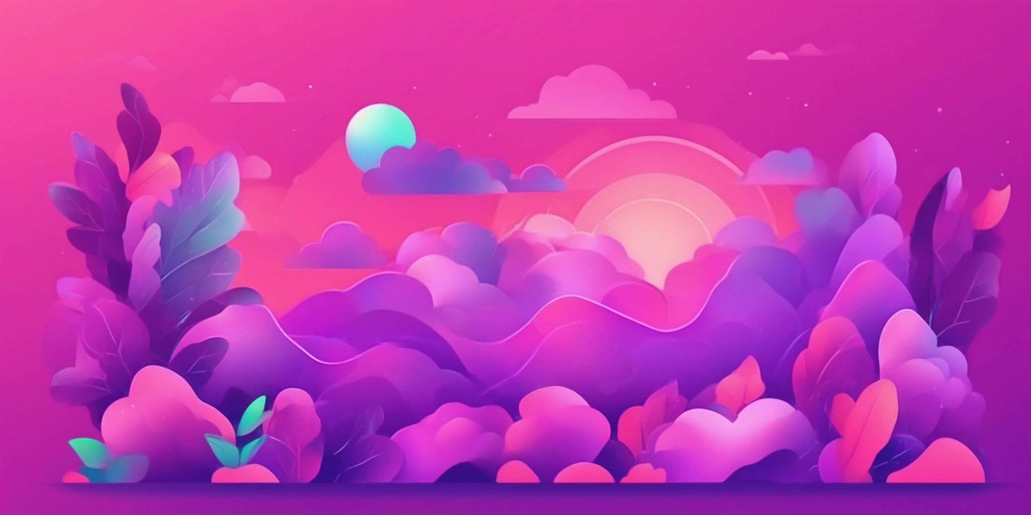 Refresh in flat illustration style, colorful purple gradient colors