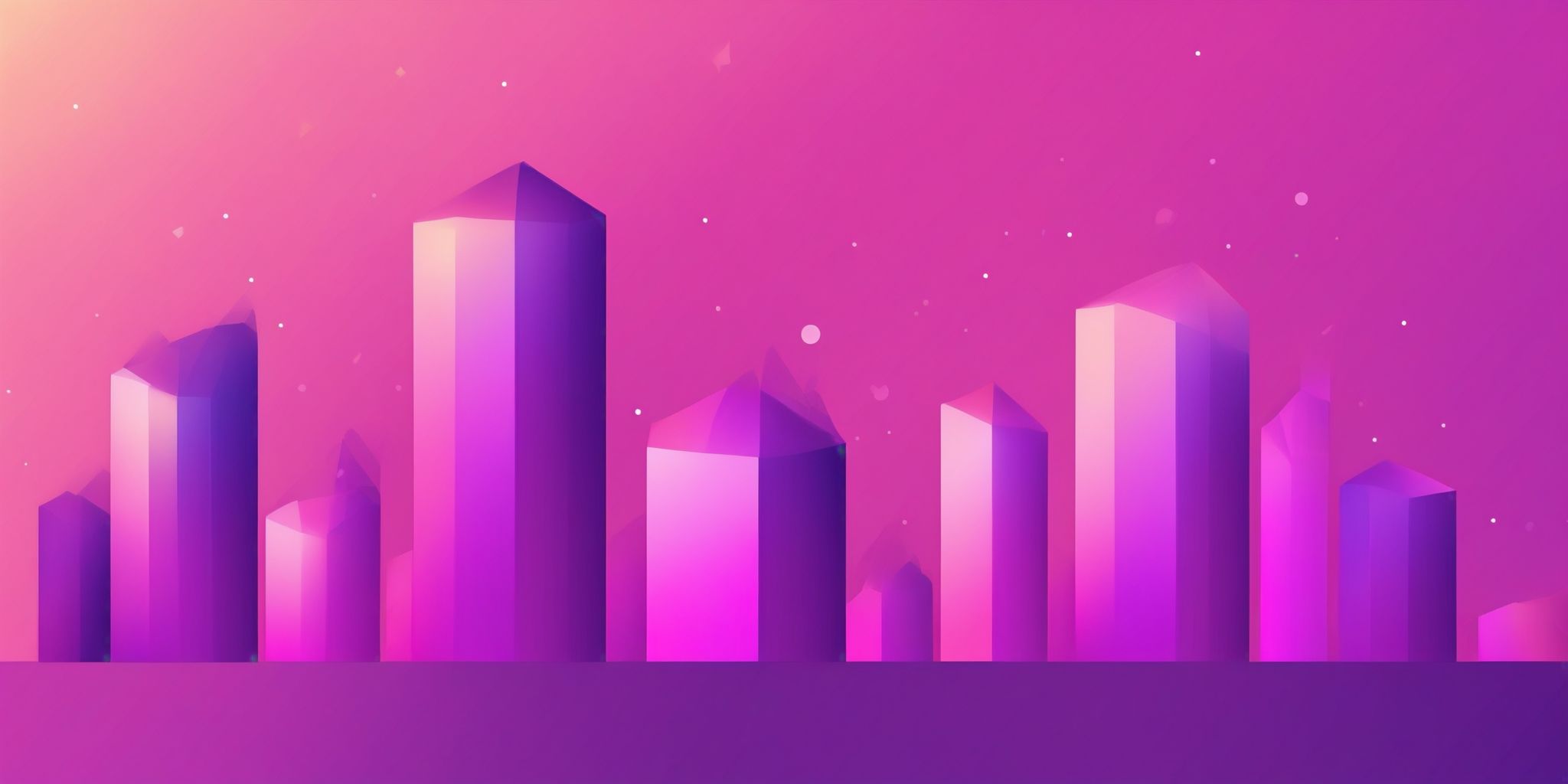 Ranking in flat illustration style, colorful purple gradient colors