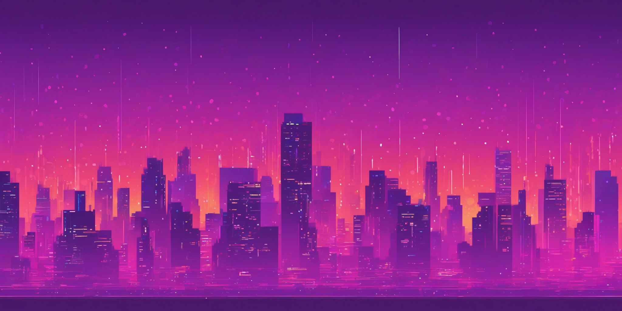 Code in flat illustration style, colorful purple gradient colors