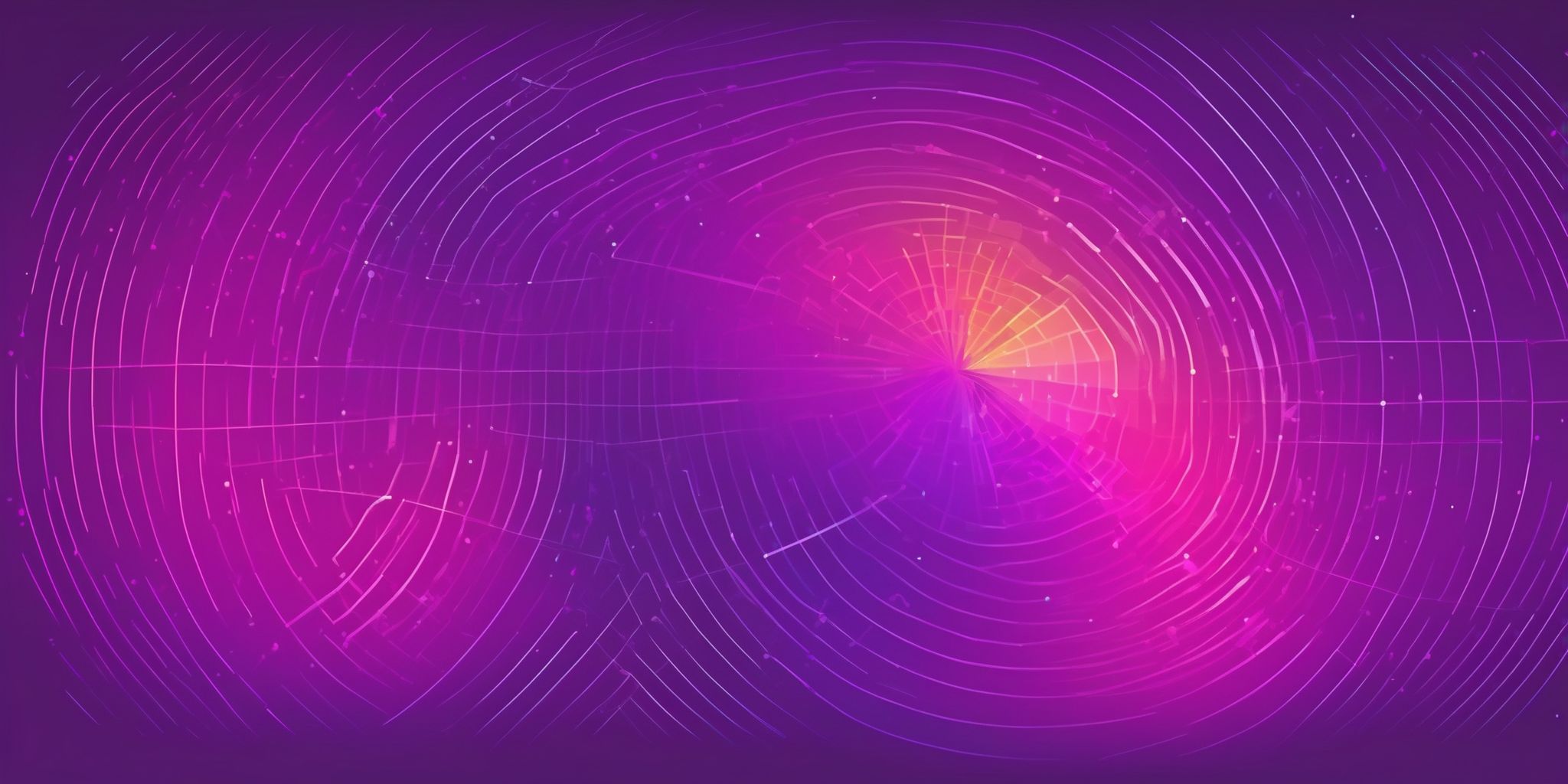 Radar in flat illustration style, colorful purple gradient colors