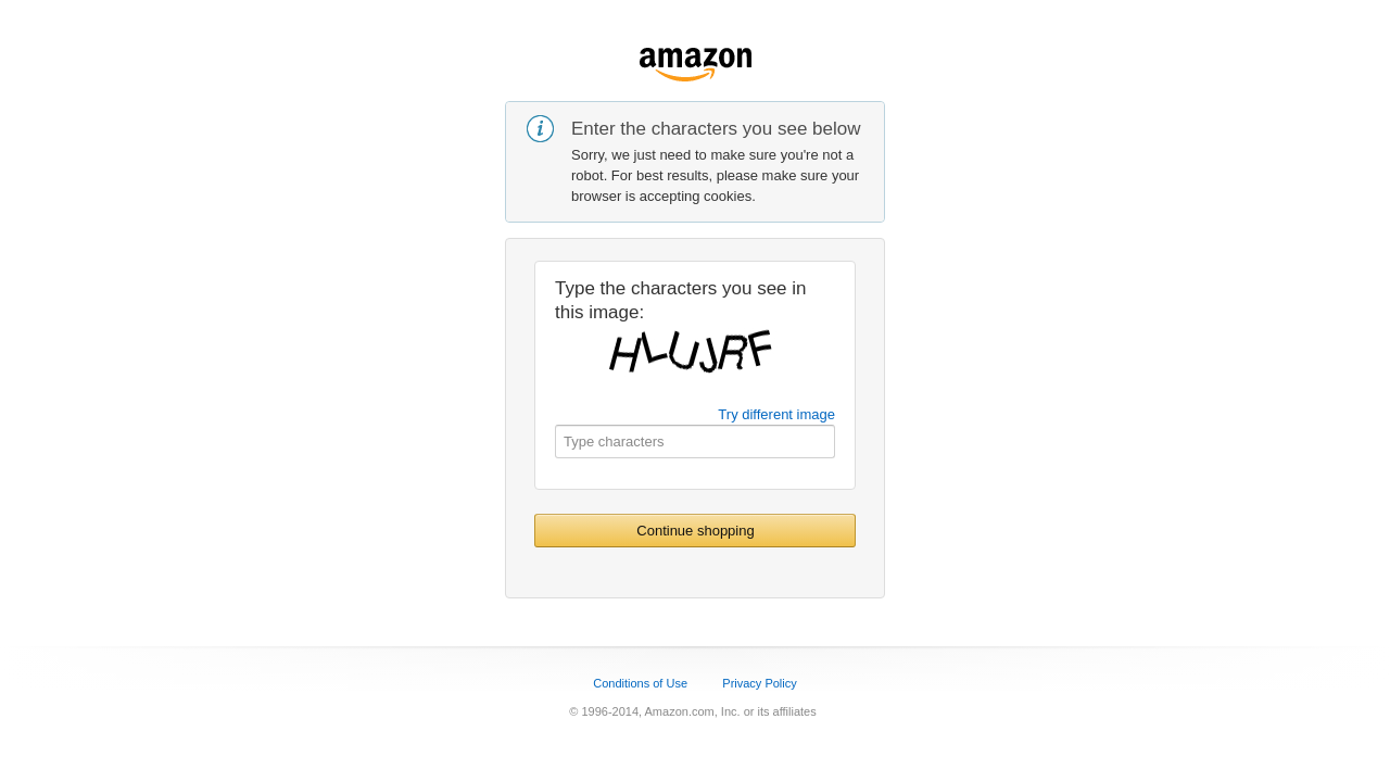 Amazon website