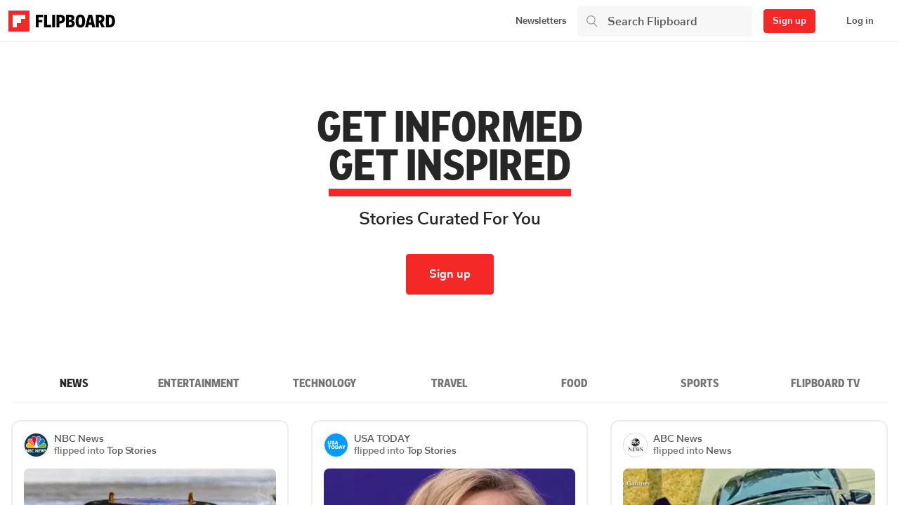 Flipboard website