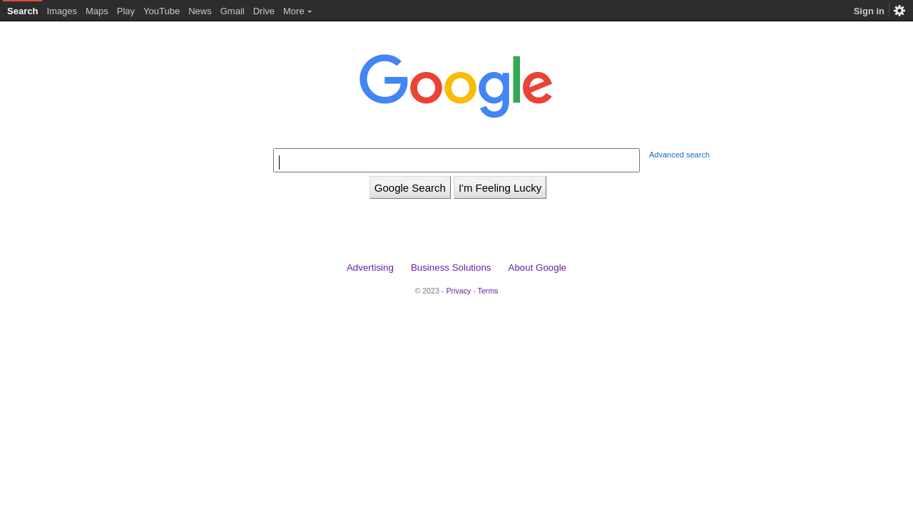 Google website