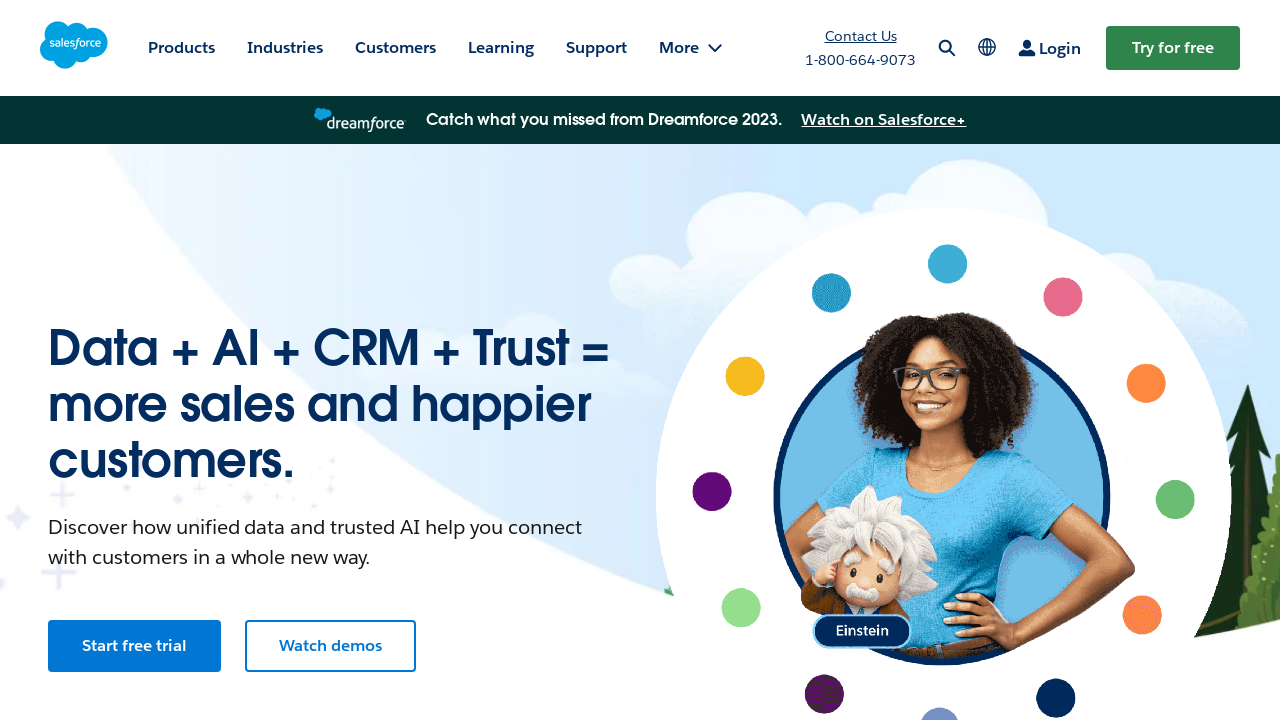 Salesforce website