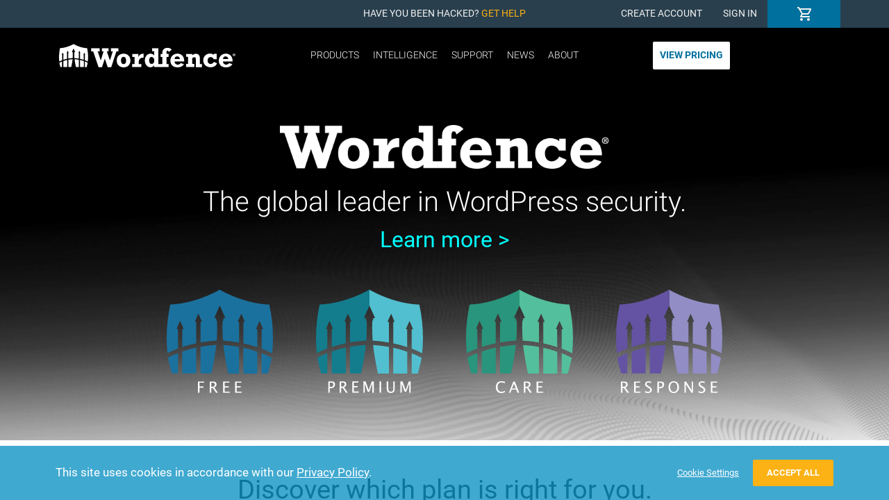 Wordfence website
